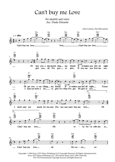 Can't Buy Me Love (arr. Duda Oriontte)