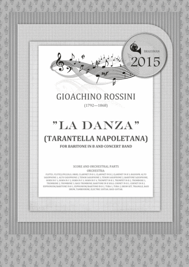 La Danza (Tarantella Napoletana) - for Baritone in B and Concert Band (arr. Igor Zugrov For Concert Band)