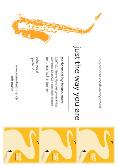 Just The Way You Are (arr. Mario Haltinner)