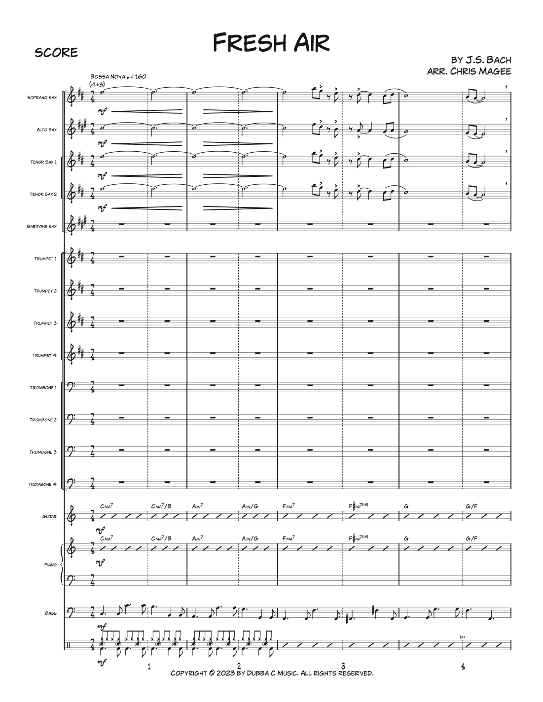 Fresh Air (arr. Chris Magee)