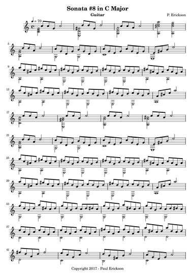 Sonata No. 8 in C Major