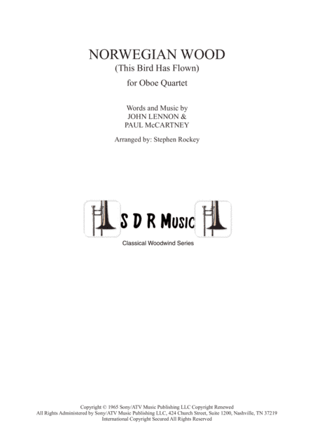 Norwegian Wood (this Bird Has Flown) (arr. Stephen Rockey)