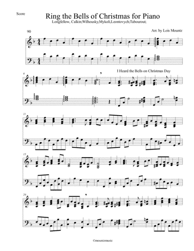 Ring the Bells of Christmas for Piano (arr. Lois Mountz)