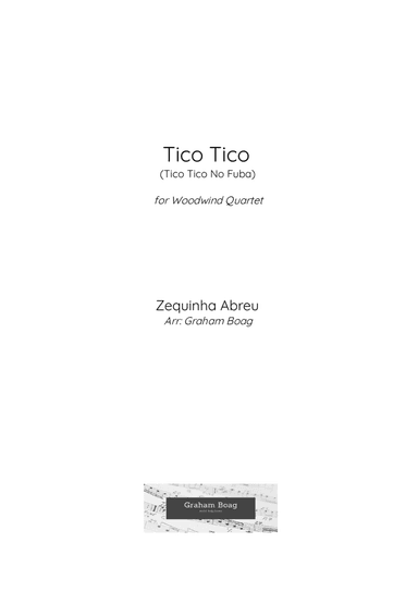 Tico Tico (tico Tico No Fuba) (arr. Graham Boag)