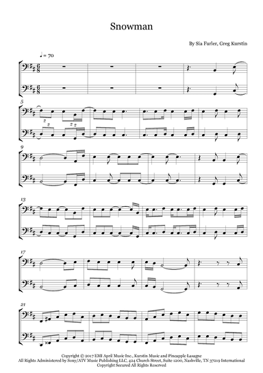 Snowman (arr. Fernanda Moura)