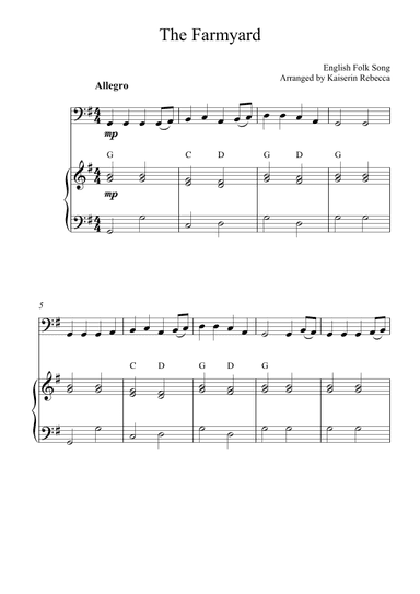 The Farmyard (arr. Kaiserin Rebecca)