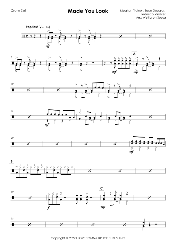 Made You Look (arr. Jose Welligton Sousa de Castro)