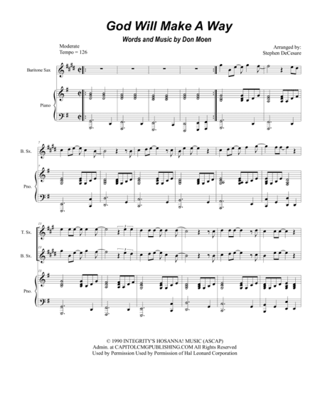 God Will Make A Way (arr. Stephen DeCesare)
