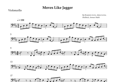 Moves Like Jagger (arr. Wesley S. SIlva)