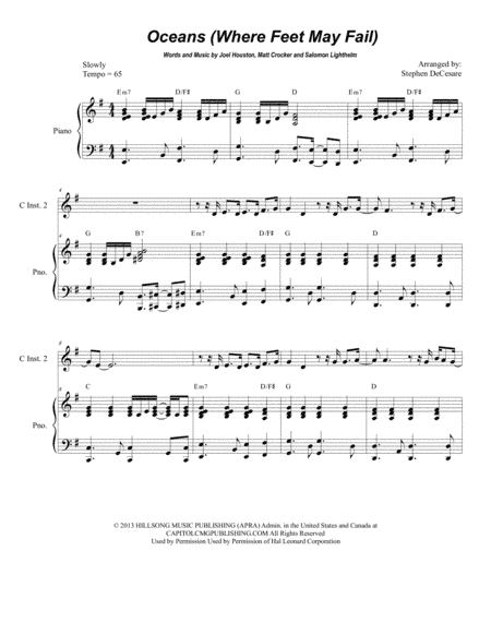 Oceans (Where Feet May Fail) (arr. Stephen DeCesare)