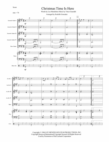 Christmas Time Is Here (arr. Rodolfo Gonzalez)