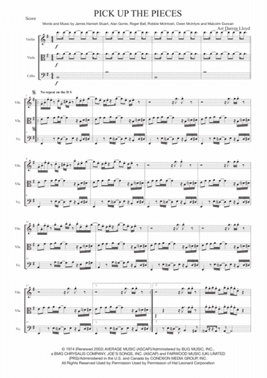 Pick Up The Pieces (arr. Darren Lloyd)