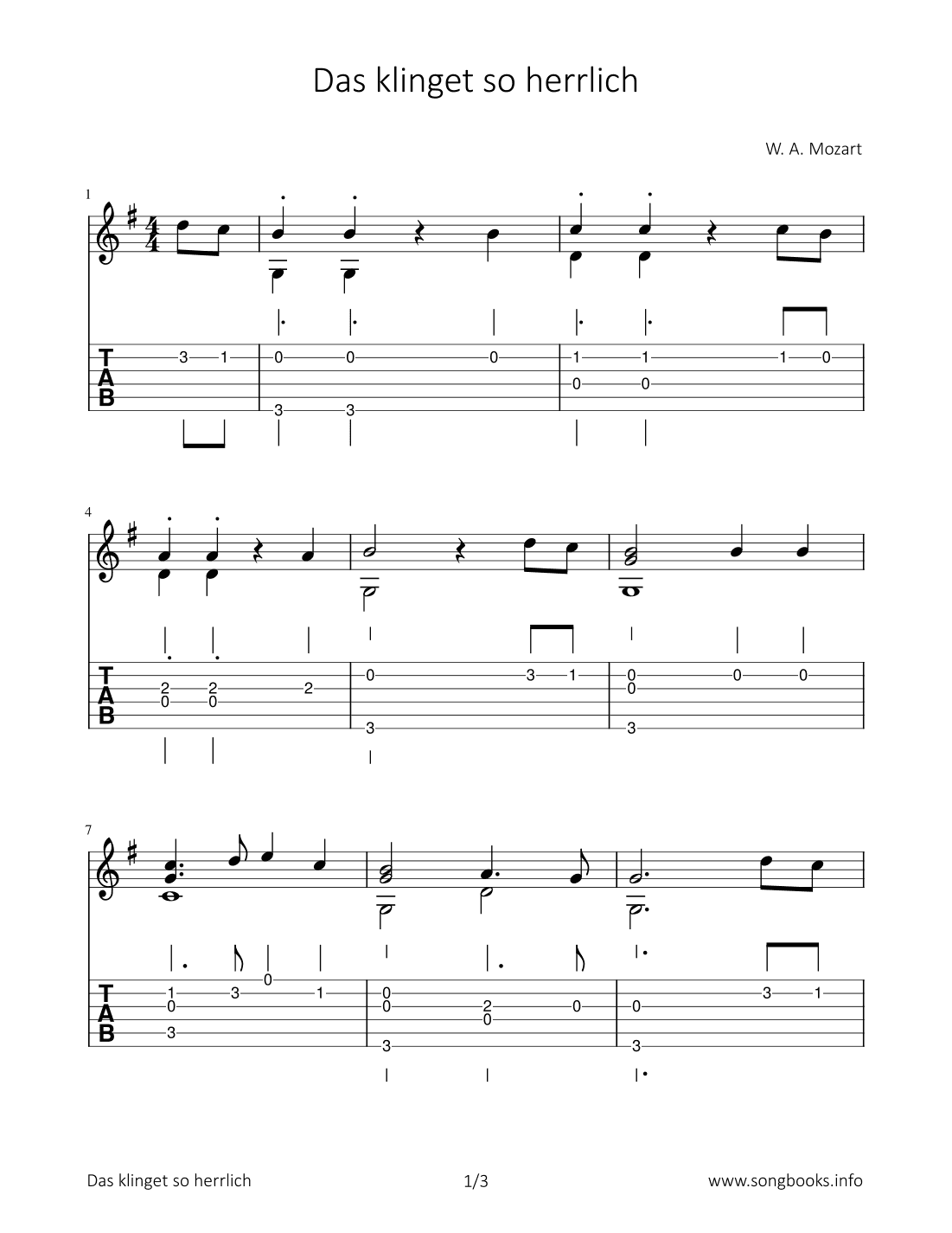 Das klinget so herrlich (arr. Bettina Schipp)