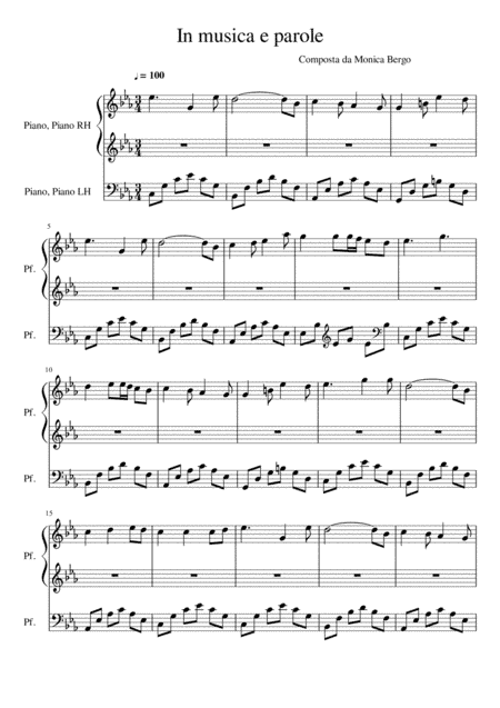 In musica e parole