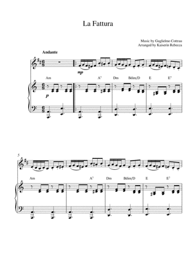 La Fattura (arr. Kaiserin Rebecca)