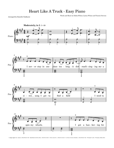 Heart Like A Truck (arr. Danielle Nadkarni)