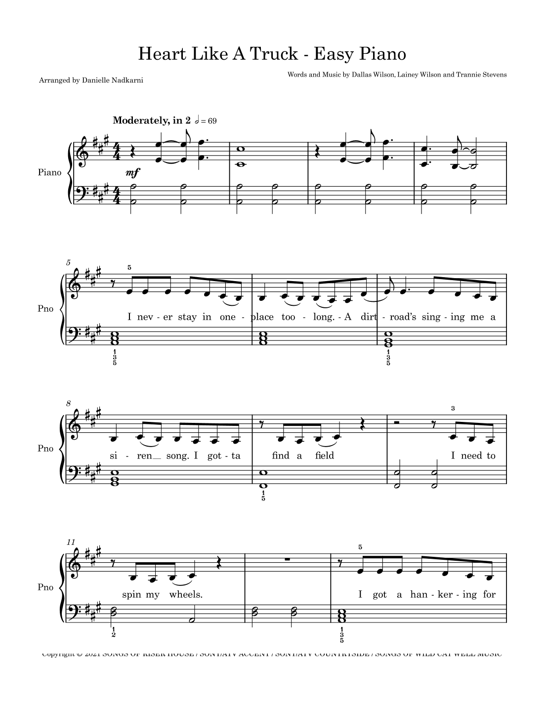 Heart Like A Truck (arr. Danielle Nadkarni)