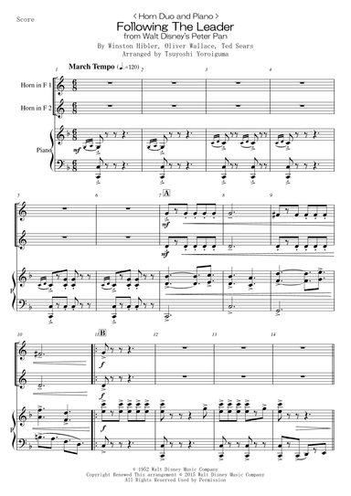 Following The Leader (arr. Tsuyoshi Yoroiguma)