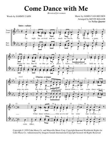 Come Dance With Me (arr. Kevin Keller)