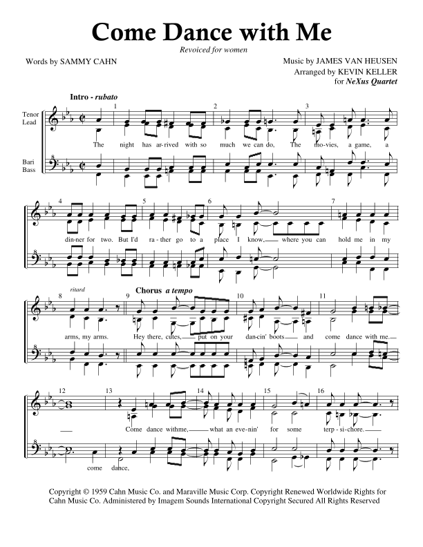 Come Dance With Me (arr. Kevin Keller)