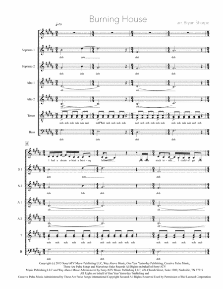 Burning House (arr. Bryan Sharpe)