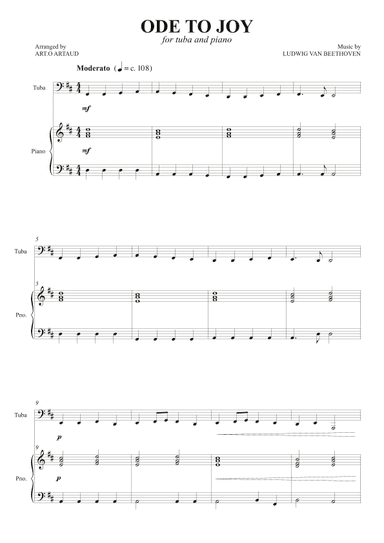 Ode to Joy (arr. Art.o Artaud)