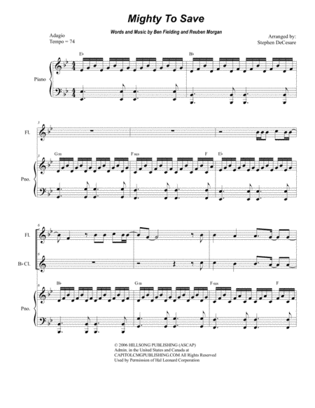 Mighty To Save (arr. Stephen DeCesare)