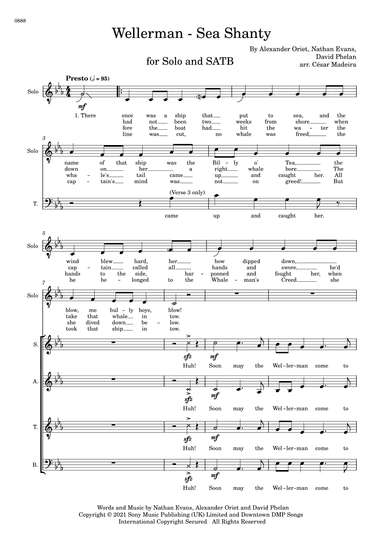 Wellerman (arr. César Madeira)
