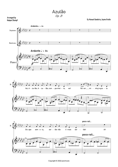 Azulao Op. 21 (arr. Kaique Stumpf)
