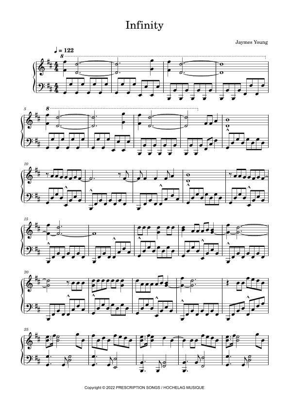 Infinity (arr. Julian Callard)