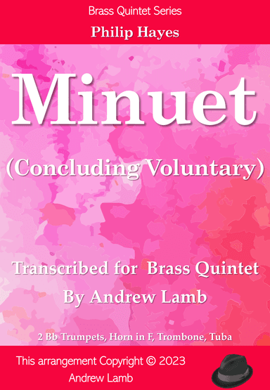 Philip Hayes | Minuet (Concluding Voluntary) | for Brass Quintet