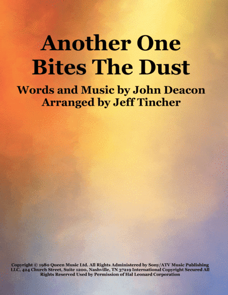 Another One Bites The Dust (arr. Jeff Tincher)