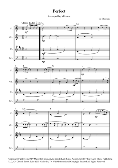 Perfect (arr. Milanov)