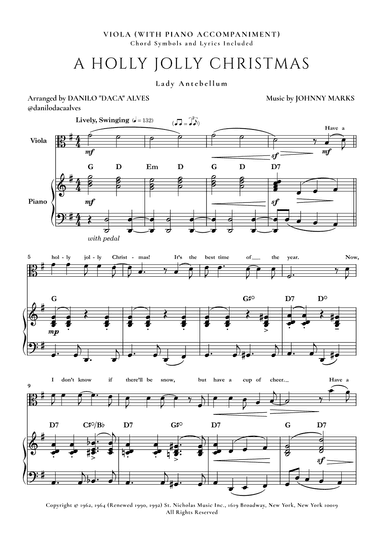 A Holly Jolly Christmas (arr. Danilo "Daca" Alves)