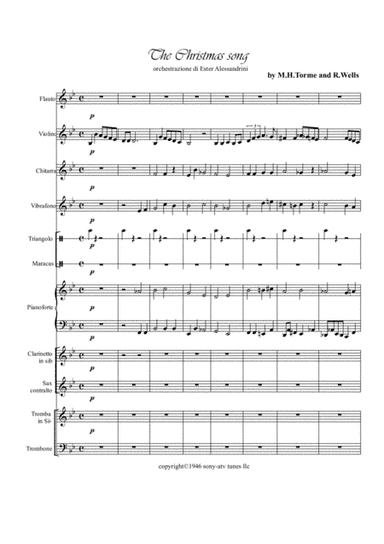 The Christmas Song (chestnuts Roasting On An Open Fire) (arr. Ester Alessandrini)