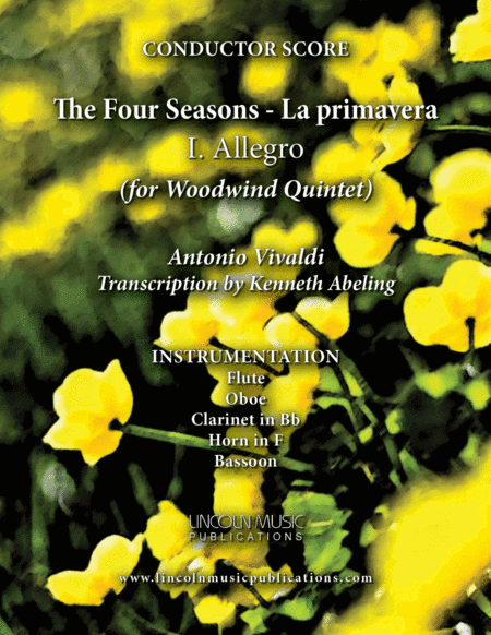 Vivaldi - La primavera - I. Allegro from The Four Seasons (for Woodwind Quintet) (arr. Kenneth Abeling)