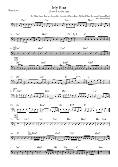 My Boo (arr. Fabio Britto)