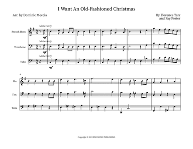 I Want An Old-fashioned Christmas (arr. Dominic Meccia)