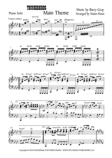 Thunderbirds (arr. Atatan Music)