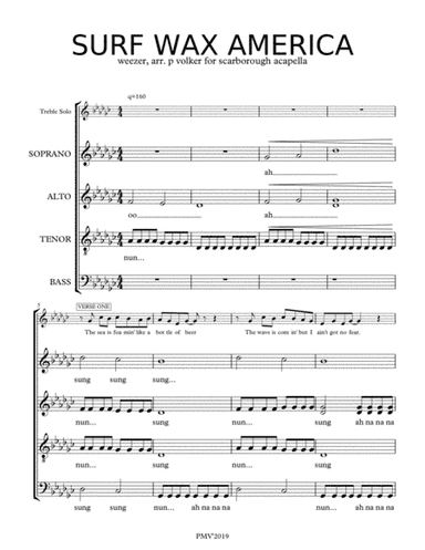 Surf Wax America (arr. Patrick Volker)