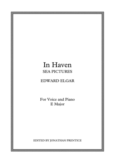 In Haven (E Major) (arr. Jonathan Prentice)