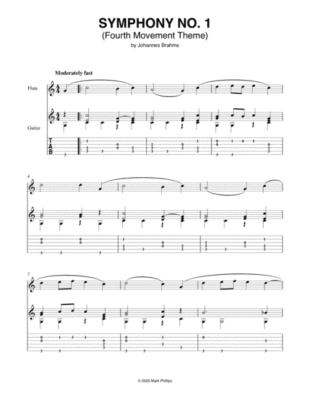 Symphony No. 1 (Fourth Movement Theme) (arr. Mark Phillips)