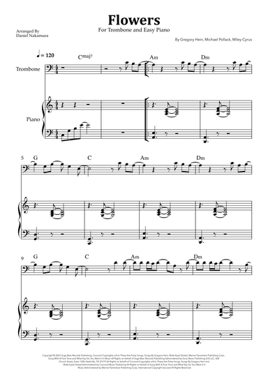 Flowers (arr. Daniel Nakamura)