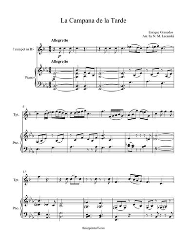 La Campana de la Tarde (arr. Nick Lacanski)