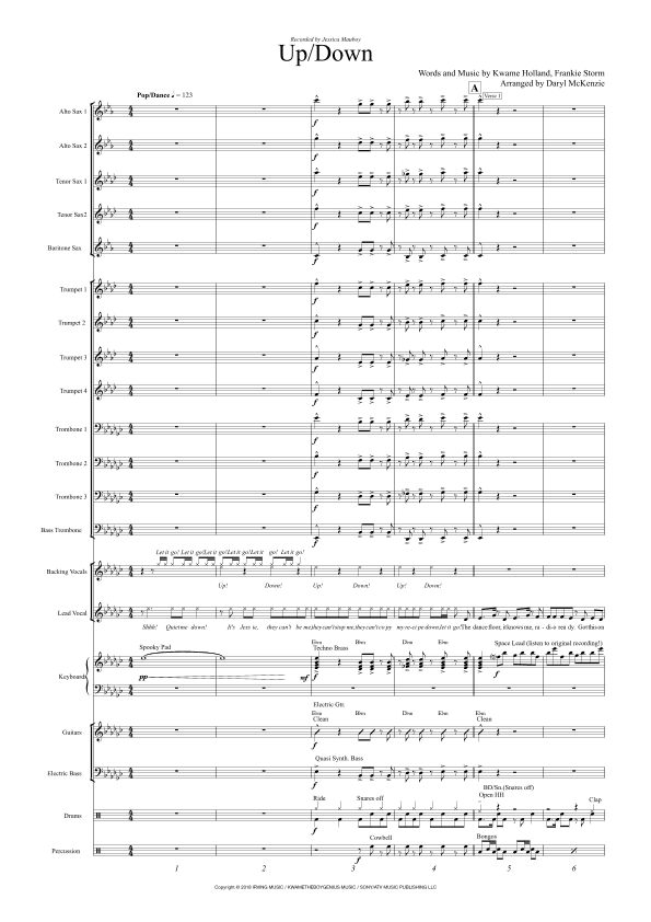 Up/down (arr. Daryl McKenzie)