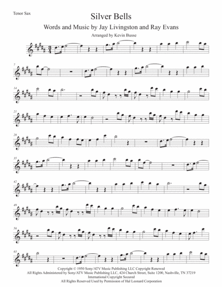 Silver Bells (arr. Kevin Busse)