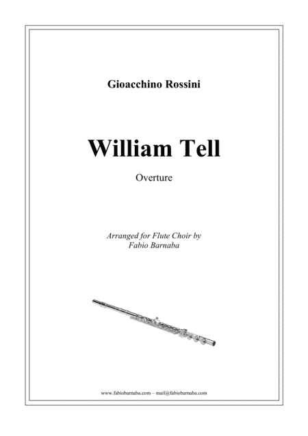 William Tell - Overture for Flute Choir