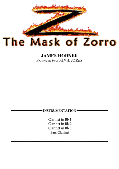 Mask Of Zorro Score (arr. Juan A. Perez)