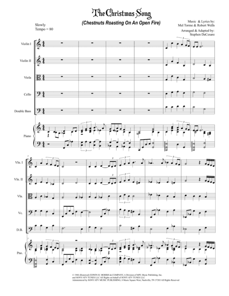 The Christmas Song (Chestnuts Roasting On An Open Fire) (arr. Stephen DeCesare)