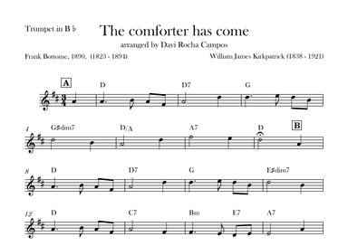 The comforter has come (arr. Davi Rocha Campos)